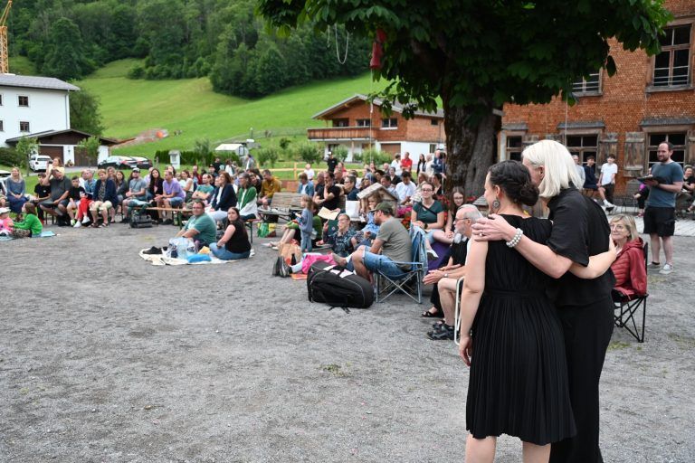 „Brandnertal Sounds“: Das Walserensemble - ein wunderschöner Ort für das Schlusskonzert.