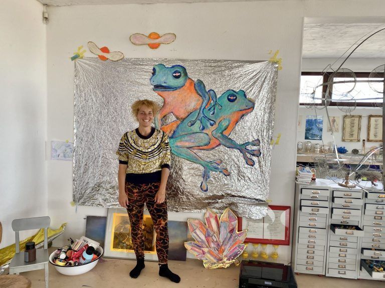 Barbara Husar, Studio in Wien, 2020