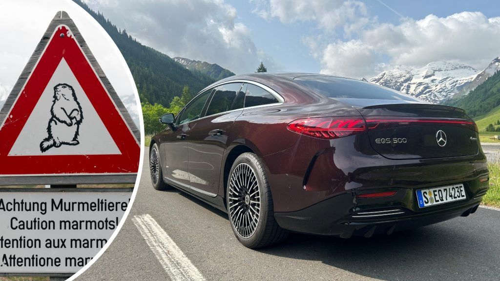 Zwischen Murmeltieren und Spitzkehren: Mercedes-Stromer in Höchstform
