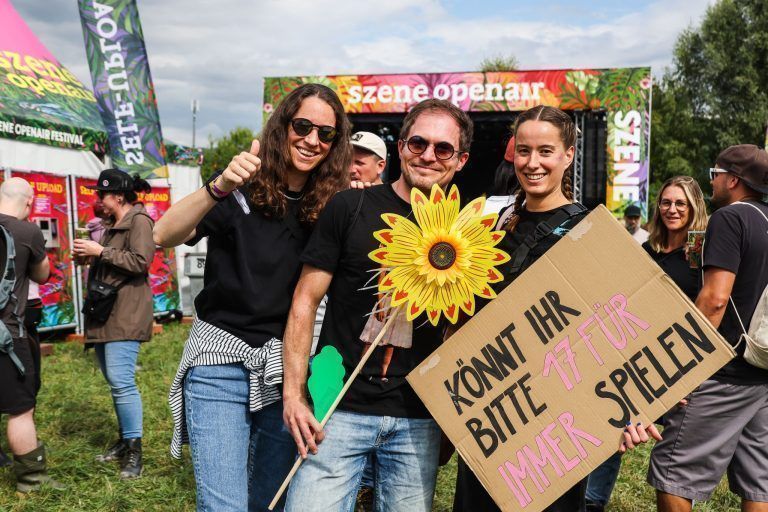 Auftakt zum Szene Openair: "Festivals sind voll mein Ding"