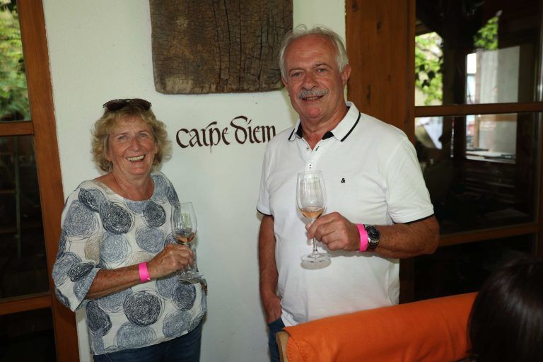 Feines Fest bei Paradewinzer: Rosi und Hannes Schnetzer.