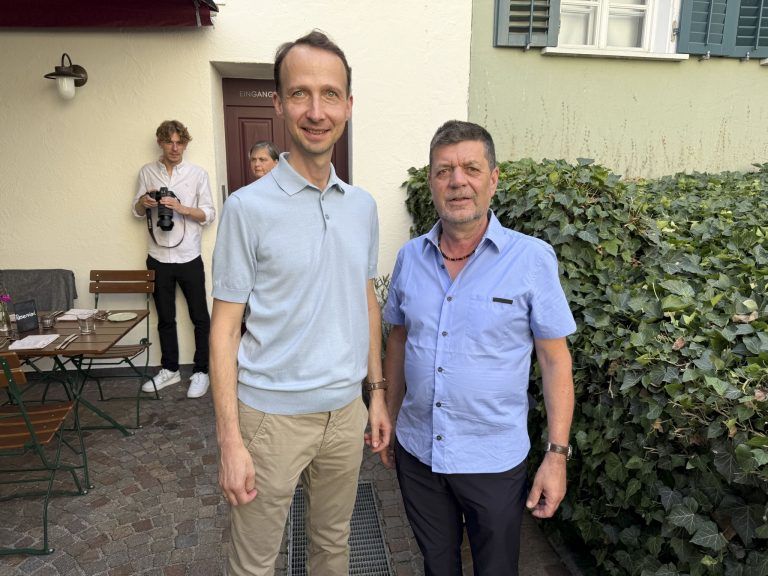 Daniel Vallazza und Dieter Lang kamen in den Maurachbund