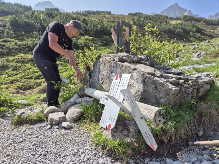 Wegewart Manfred Blenke, Rellstal