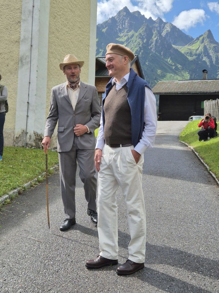 teatro caprile, Theaterwanderung, "Grenzerfahrungen am Zauberberg"