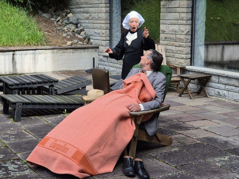 teatro caprile, Theaterwanderung, "Grenzerfahrungen am Zauberberg"