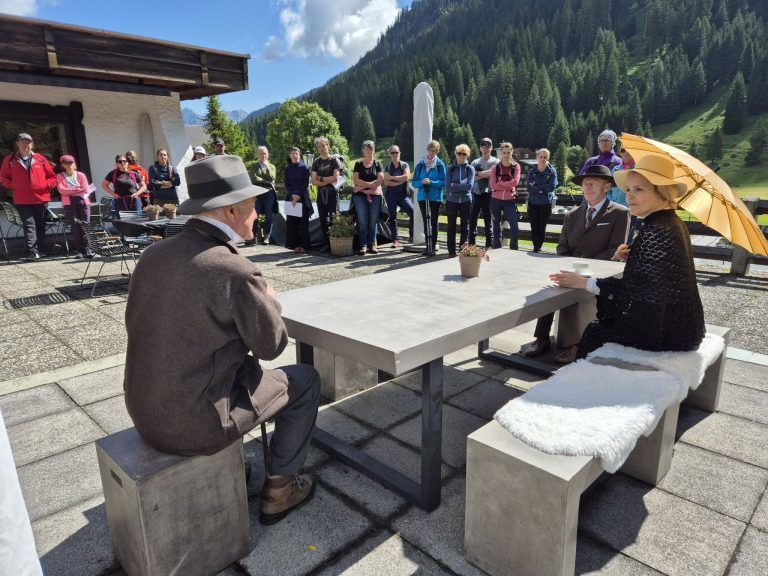 teatro caprile, Theaterwanderung, "Grenzerfahrungen am Zauberberg"
