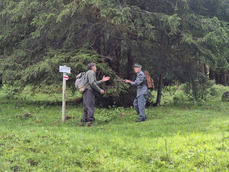 teatro caprile, Theaterwanderung, "Grenzerfahrungen am Zauberberg"