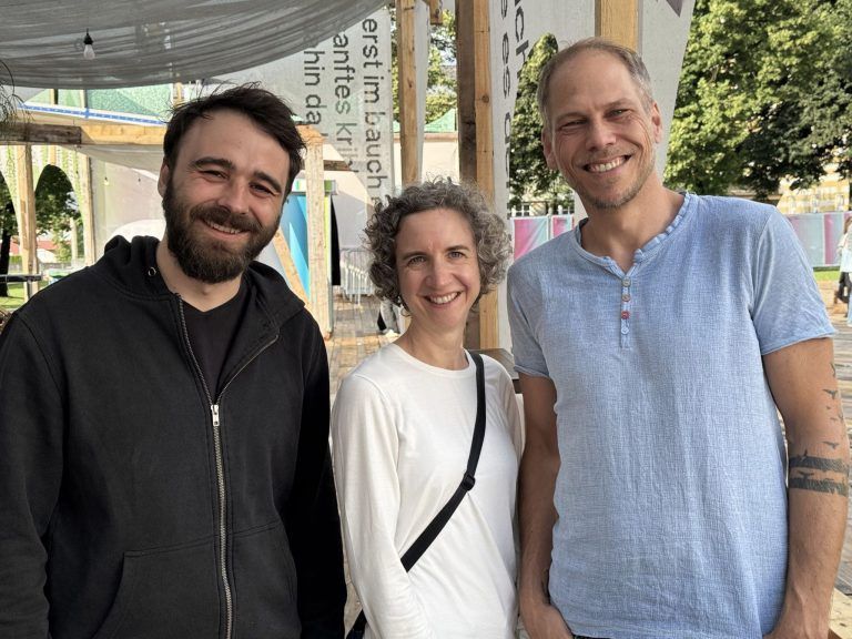 Musikalische Highlights : Vize-Rektor Florian Kresser, Judith Altrichter und Sascha Dimovski (Stella).