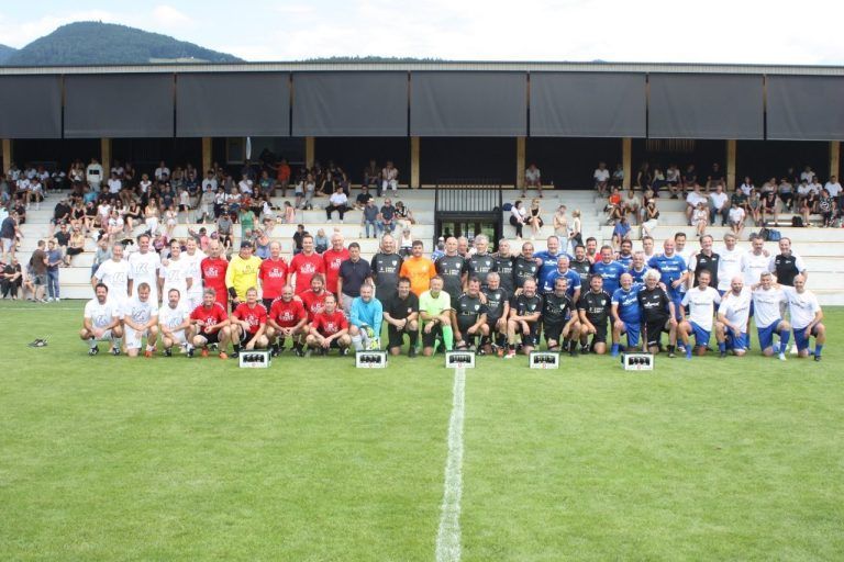Das Legendenturnier war ein Höhepunkt der Feierlichkeiten der neuen Sportstätte in Röthis.