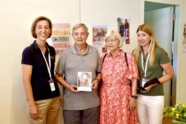 Starkes Zeichen für gelebte Gemeinschaft und Solidarität: Ingrid Summer, Werner und Inge Pecoraro sowie Heidi Winkler