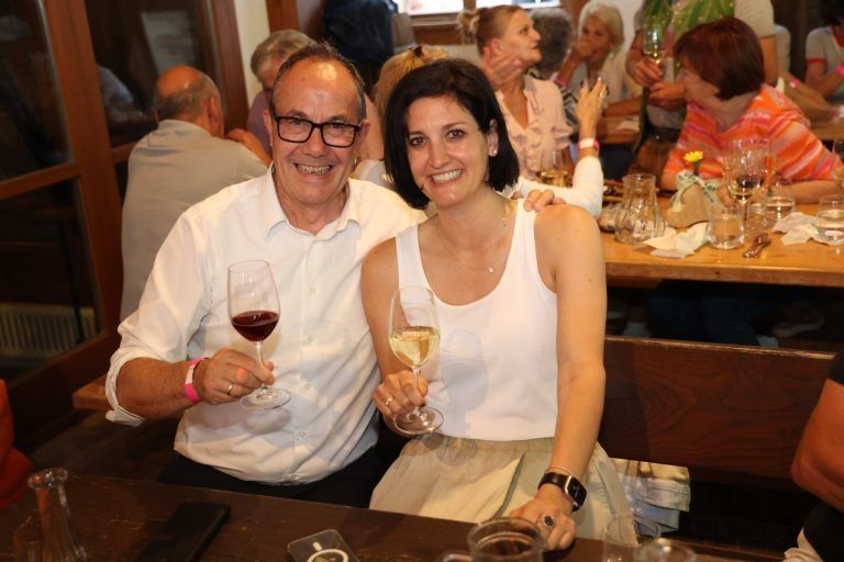 Feines Fest bei Paradewinzer: Andreas und Conny Prenn.