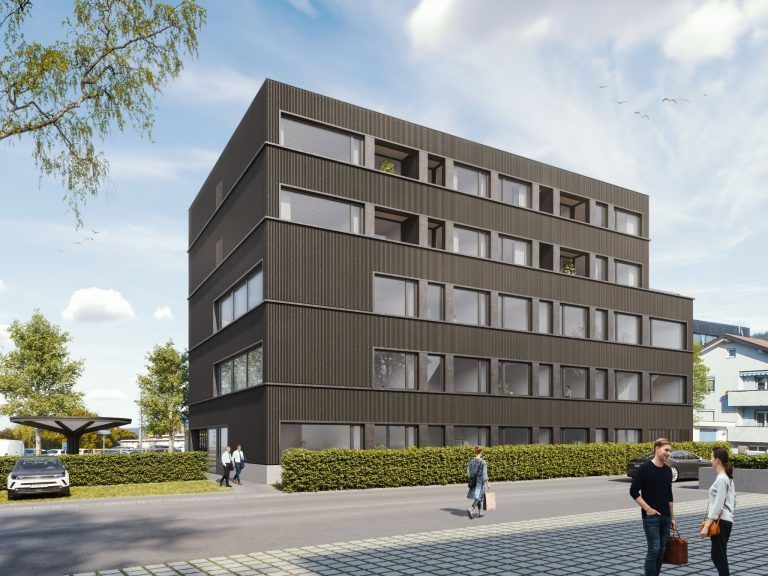 Startschuss für ein Herzensprojekt: Bauherrin und Eigentümerin des Grundstücks ist die Dornbirner Sparkasse Bank AG, die die Räumlichkeiten an das ifs vermieten wird. @JKP