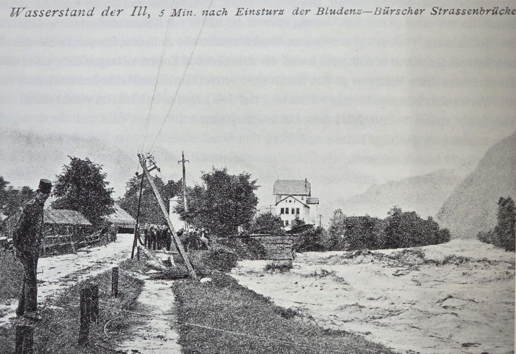 Denkmalgeschützte Brücke nach Bürs