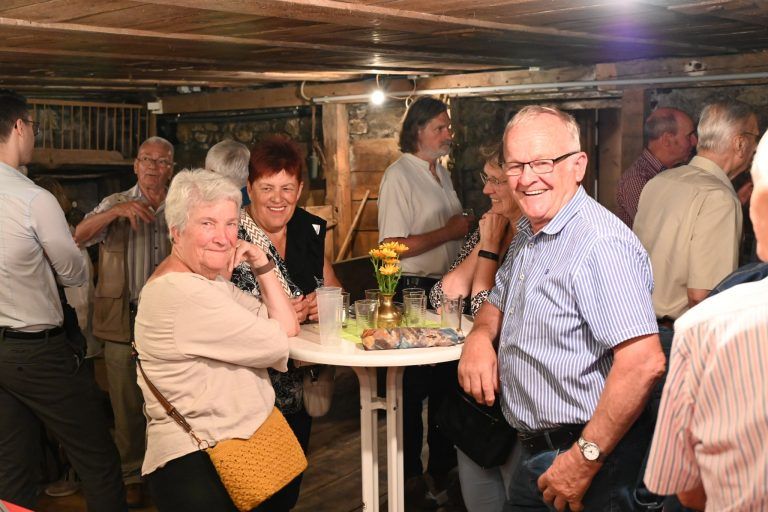 Zeiten des Umbruchs: Im Stall wurde abschließend gefeiert.