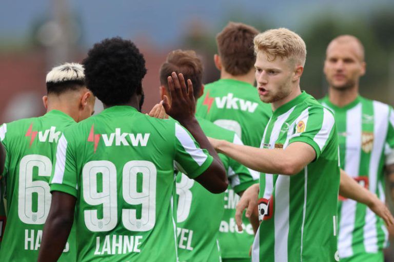 Haris Ismailcebioglu erlöst Austria Lustenau sehr spät: Drei Tore benötigte Austria Lustenau in Kuchl zum Weiterkommen.