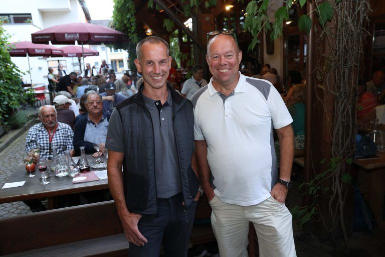 Feines Fest bei Paradewinzer: Martin Amann und Thomas Klien.