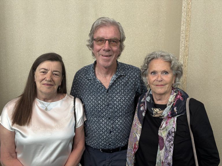 Peter Steinberger und Cornelia Hoffecker schauten auch vorbei