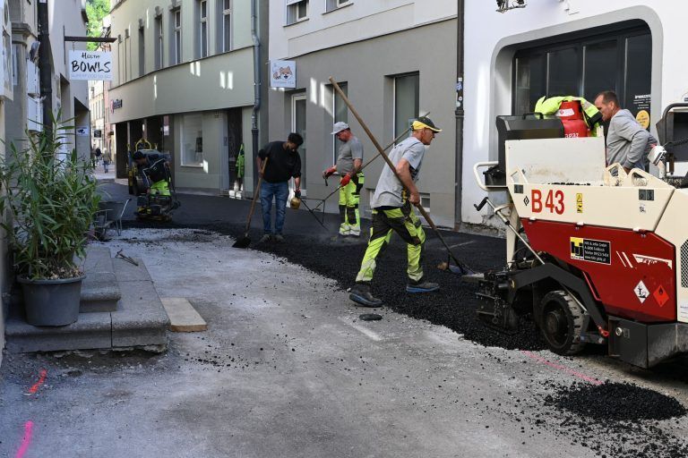 Asphaltierarbeiten Gymnasiumgasse