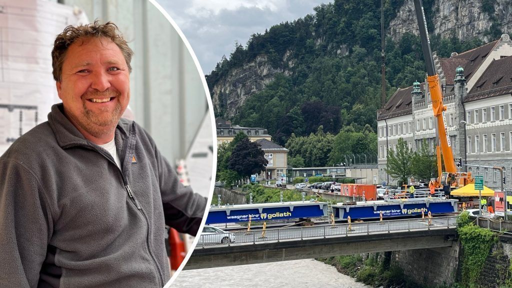 Baustellen-Alarm in Feldkirch: Warum sich der Aufbau der Behelfsbrücke verzögert und was stattdessen gemacht wird