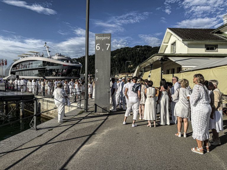 Beim Boarding hieß es einmal mehr - Geduld