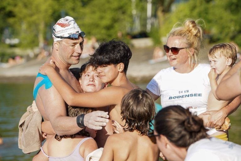 Schwimmen Bodensee Querung Alpine-Seven-Challenge