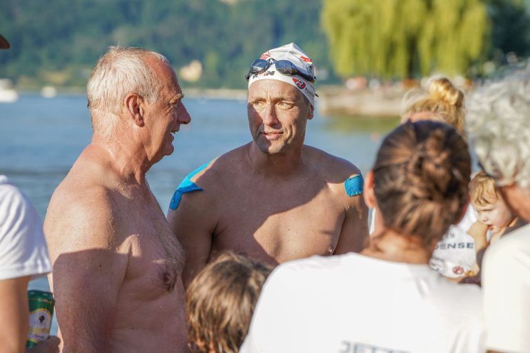 Schwimmen Bodensee Querung Alpine-Seven-Challenge