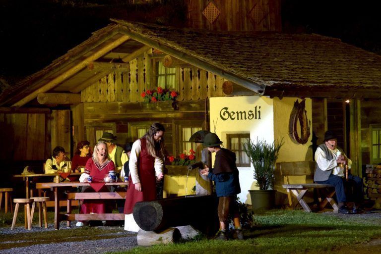 25 Jahre Montafoner Sagenfestspiele: Premiere "Drusentor Seppeli", Freilichtbühne