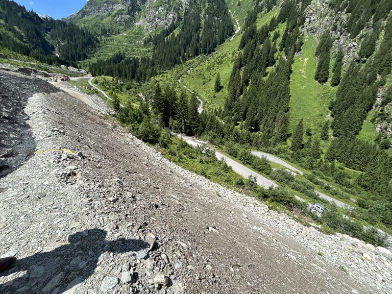 Silvretta Hochalpenstraße Sanierungsarbeiten