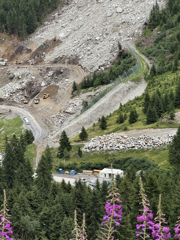 Hochalpenstraße, Wiedereröffnung, Murenabgang, Mure, Partenen, Montafon