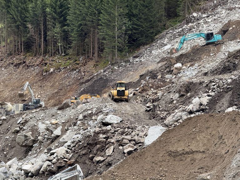 Hochalpenstraße, Wiedereröffnung, Murenabgang, Mure, Partenen, Montafon