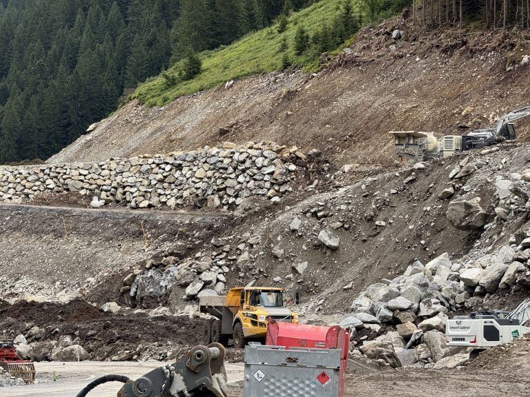Hochalpenstraße, Wiedereröffnung, Murenabgang, Mure, Partenen, Montafon