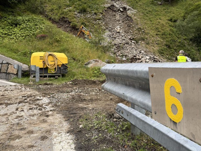 Hochalpenstraße, Wiedereröffnung, Murenabgang, Mure, Partenen, Montafon
