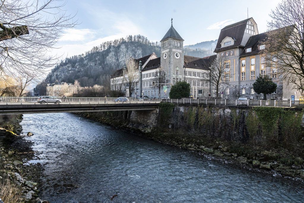 Achtung, Baustelle: Behelfsbrücke ersetzt in Feldkirch bald die Montfortbrücke