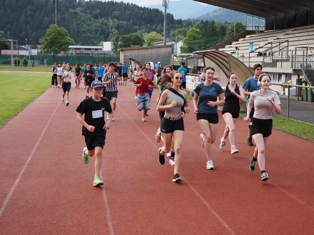 Erster Stundenlauf am Gymnasium Bludenz
