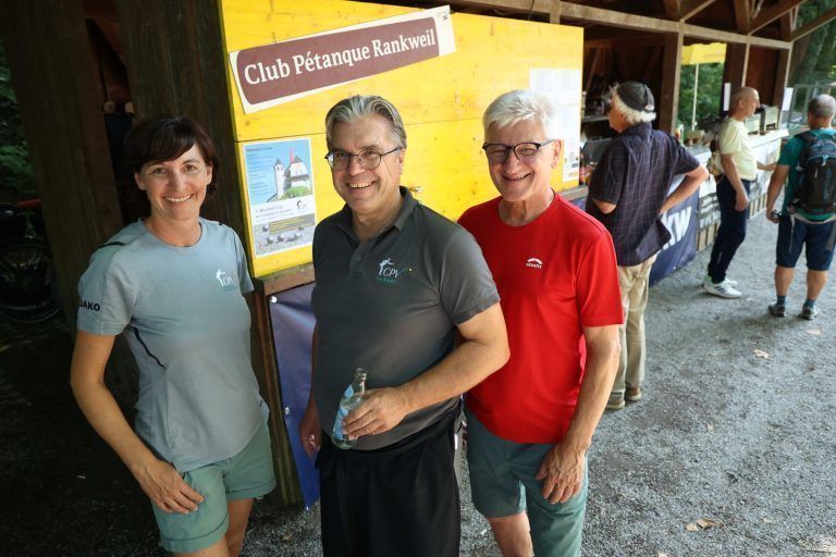 Barbara Lins, Roland Morscher und Rainer Kohl vom CPV.