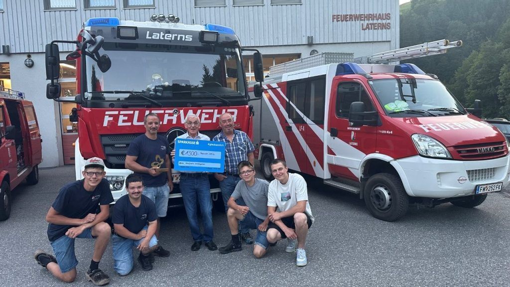Laterns feiert Feuerwehrfest und spendet für kranke Kinder