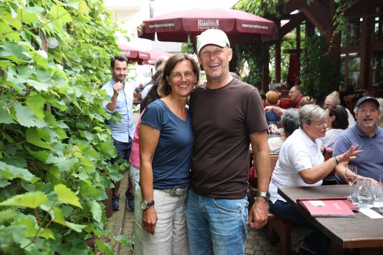 Feines Fest bei Paradewinzer: Alexandra und Thomas Jehle.