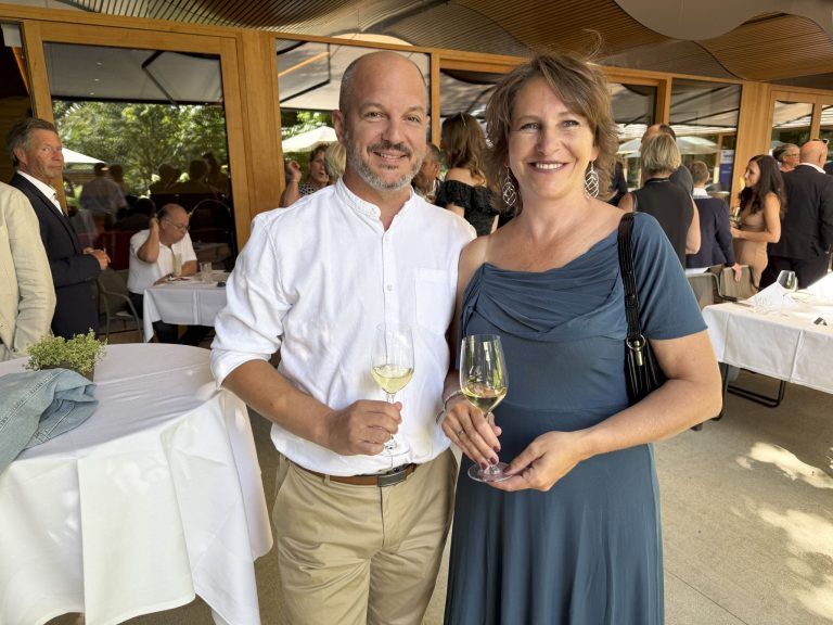 In Festspiellaune: Jeannette und Andy Boboš