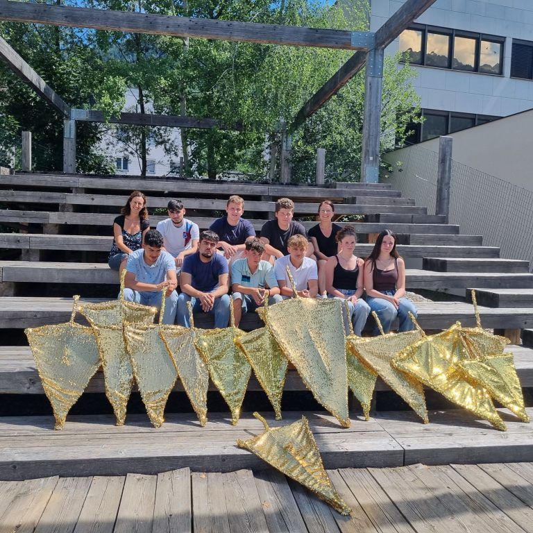 Glitzerblätter und die Produzenten