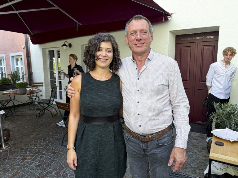Prüferin Chantal Marent kam mit Papa Herbert