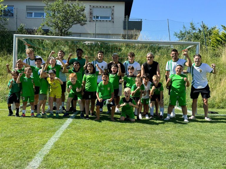 Nachwuchs feiert Saisonabschluss: Bei der Nachwuchsfeier der Austria hatten die Kinder eine große Freude. (Aberer)