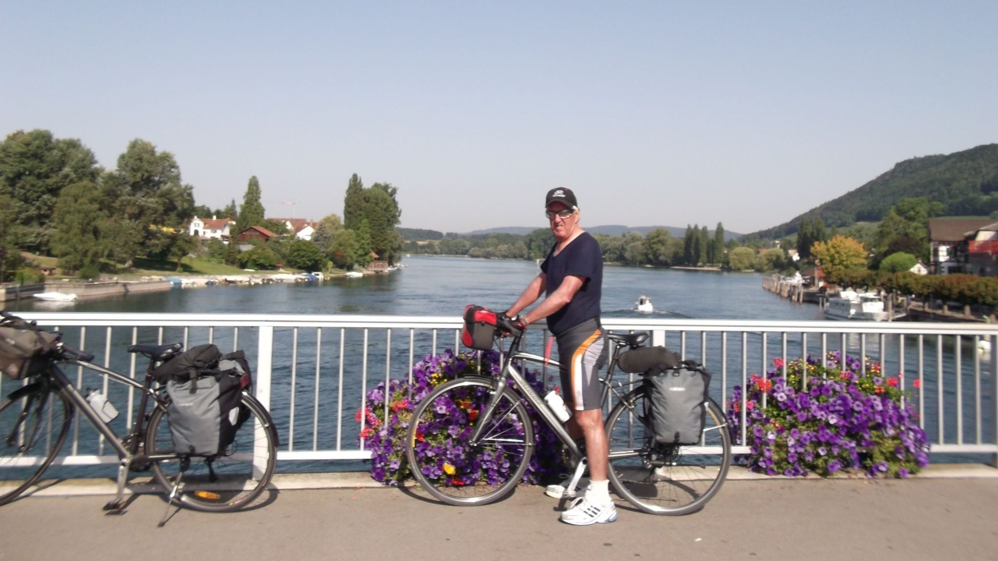Auch das Biken in der Ebene hatte für ihn seine Reize.