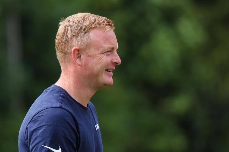 Hard Trainer Herbert Sutter hat gut lachen.