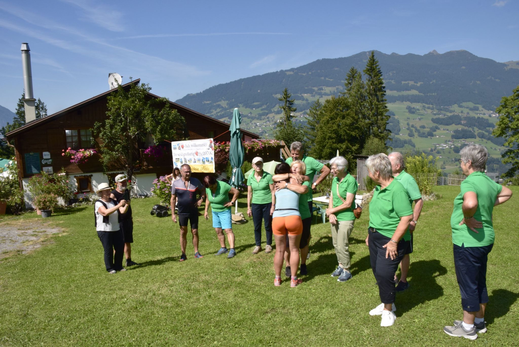 Der Verein Gauenstein Aktiv begrüßte Katja und Stefan Wiech.