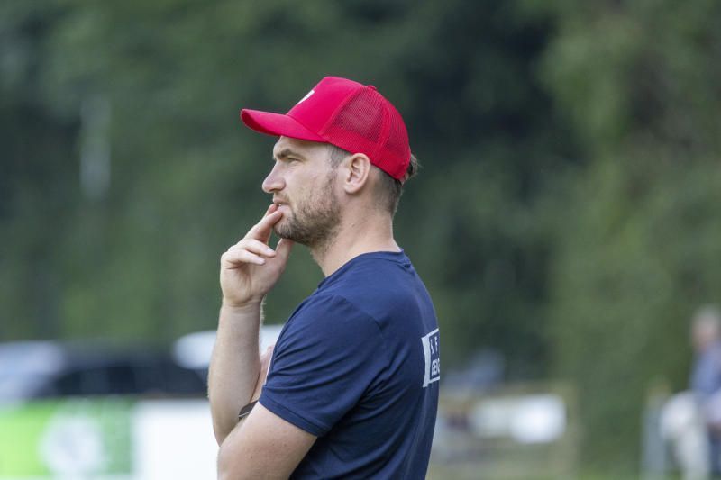 Konnte nicht zufrieden sein zum Debüt: Egg Coach Rene Fink.