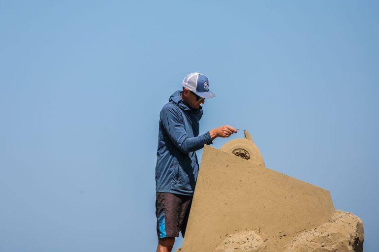 350 Tonnen: Rorschachs Sandskulpturen-Festival stellt jede Urlaubs-Sandburg in den Schatten
