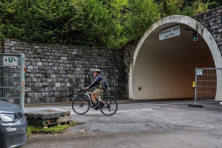 radweg umleitung schnepfau