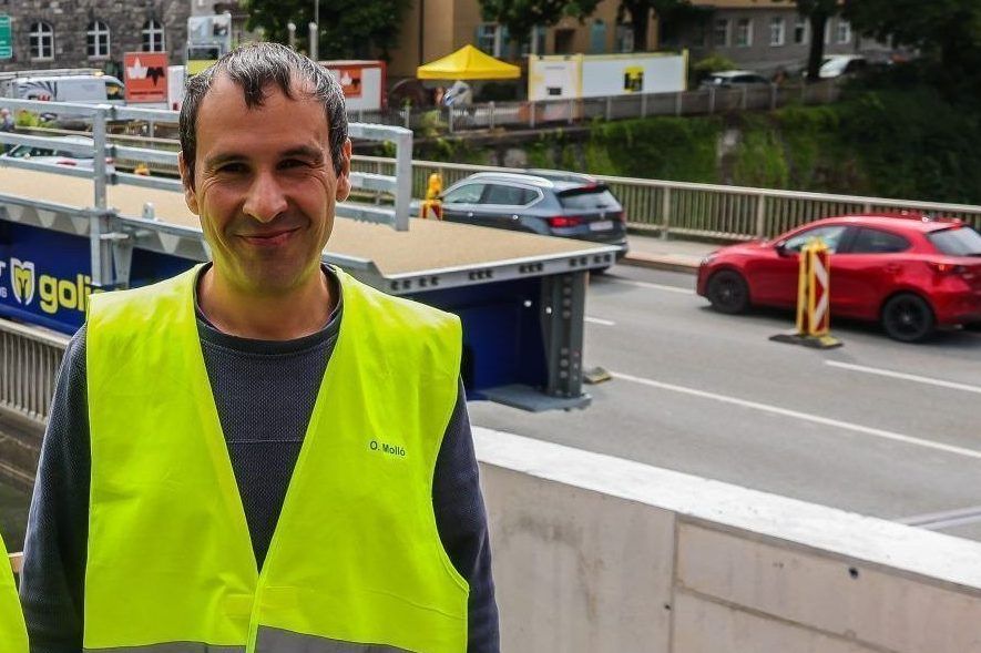 Rückbau der Montfortbrücke: Nächtliche Spurensperre in der Schlussphase