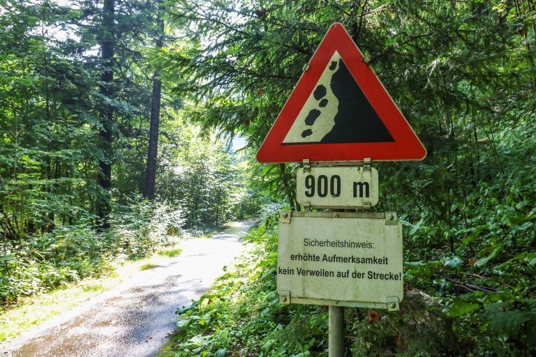 radweg umleitung schnepfau