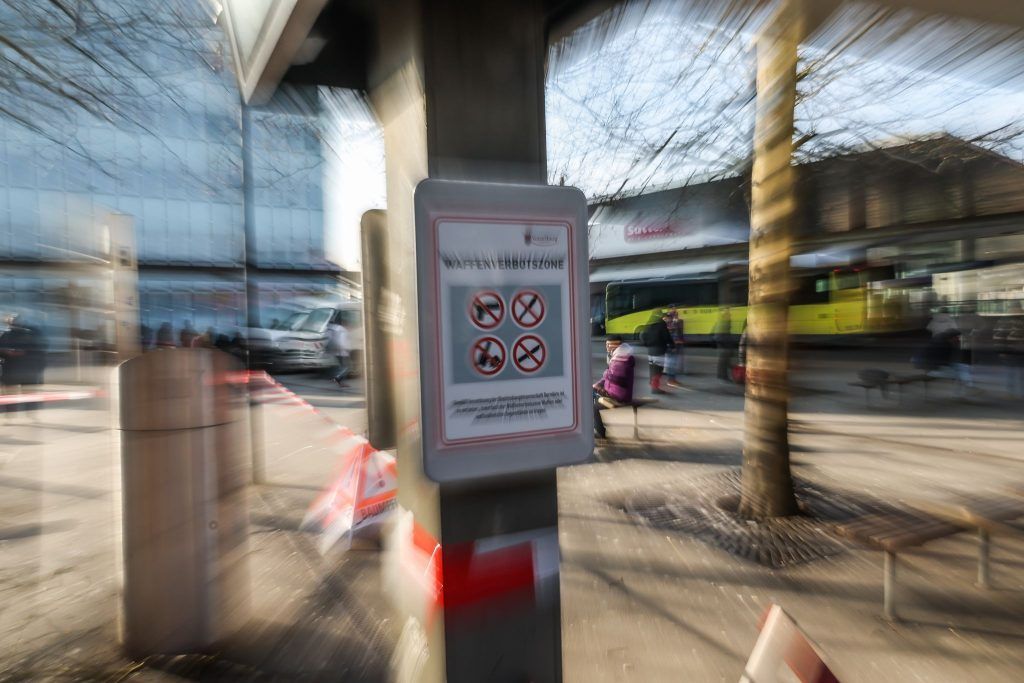 Eine Waffenverbotszone auf den letzten Drücker